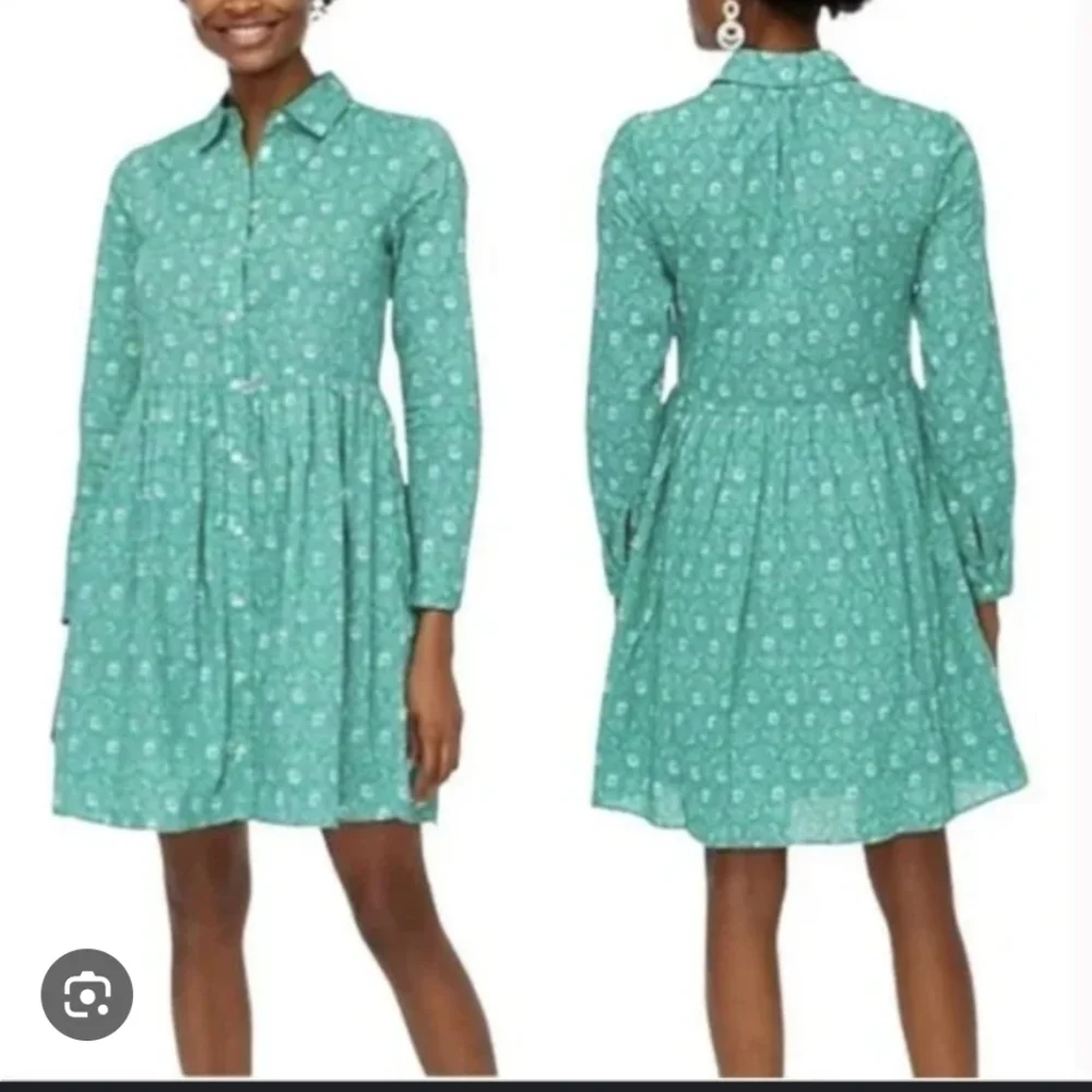 J. Crew Factory Paisley Dress with Pockets 4